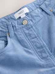 Light Blue Cord Wide Leg Trousers - Image 7 of 8