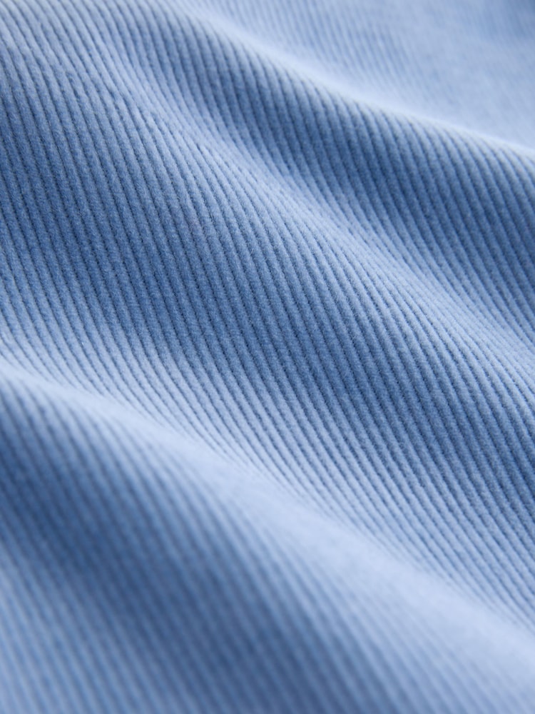 Light Blue Cord Wide Leg Trousers - Image 8 of 8