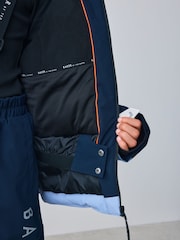 Baker by Ted Baker Blue Waterproof Padded Ski Coat - Image 11 of 19