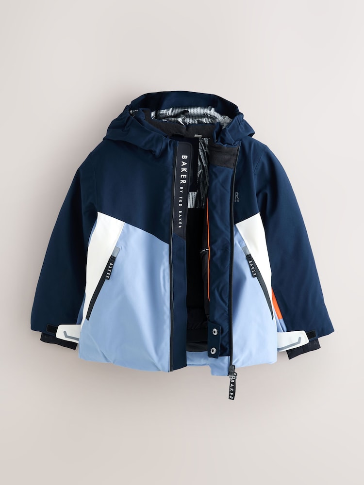 Baker by Ted Baker Blue Waterproof Padded Ski Coat - صورة 2 من 9 Baker by Ted Baker Blue Waterproof Padded Ski Coat - صورة 2 من 9
