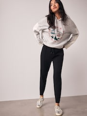 Black Jersey Joggers - Image 1 of 7