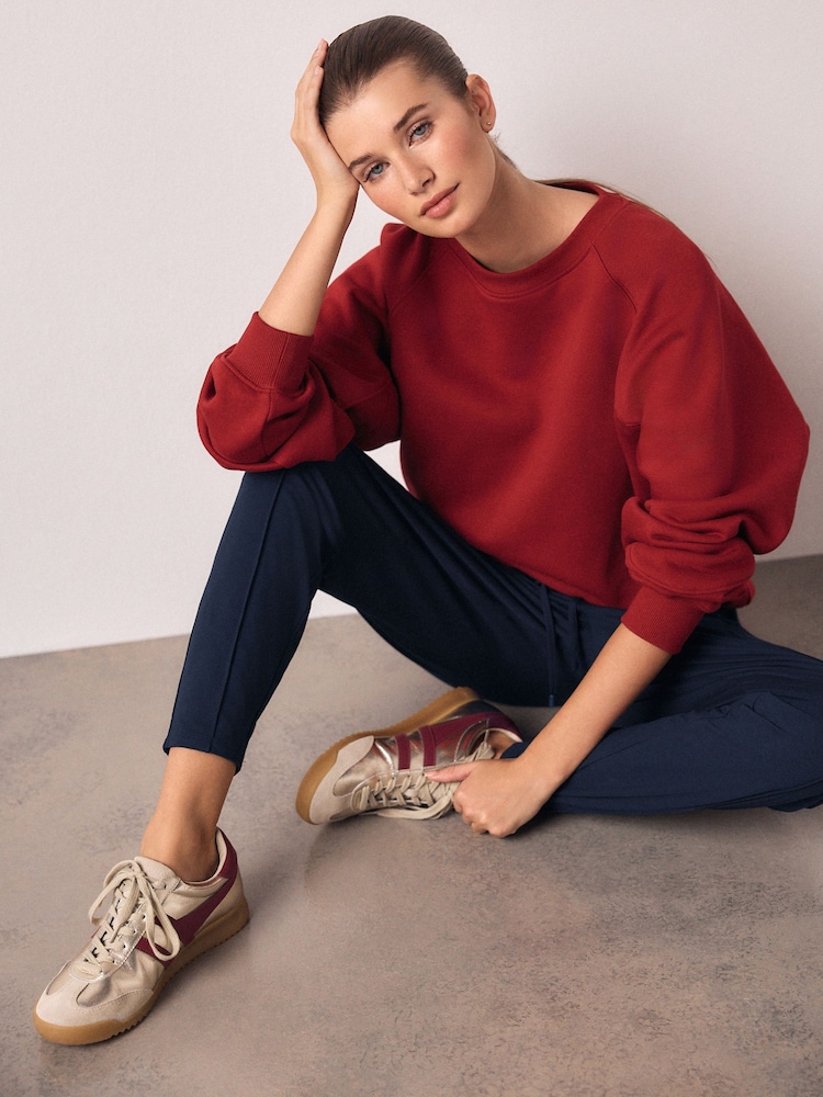 Navy Jersey Joggers - Image 2 of 8