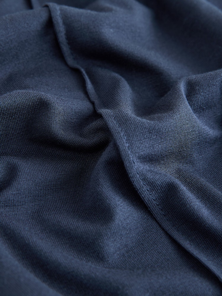 Navy Jersey Joggers - Image 8 of 8