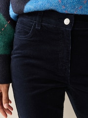 Navy Blue Corduroy Skinny Trousers - Image 5 of 9