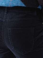 Navy Blue Corduroy Skinny Trousers - Image 6 of 9