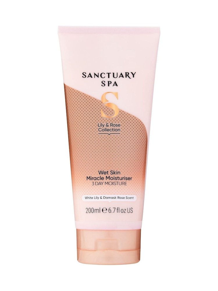 Sanctuary Spa Lily and Rose Collection Wet Skin Miracle Moisturiser 200ml - Image 1 of 1