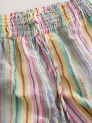 Multi-Coloured Stripe Pull On Wide Leg Trousers - Image 6 of 7