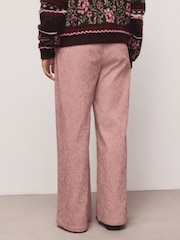 Red/Cream Gingham Wide Leg Trousers - Image 3 of 7