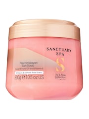 Sanctuary Spa Rose Pink White Lily and Damask Himalayan Salt Scrub 300ml - Image 1 of 1