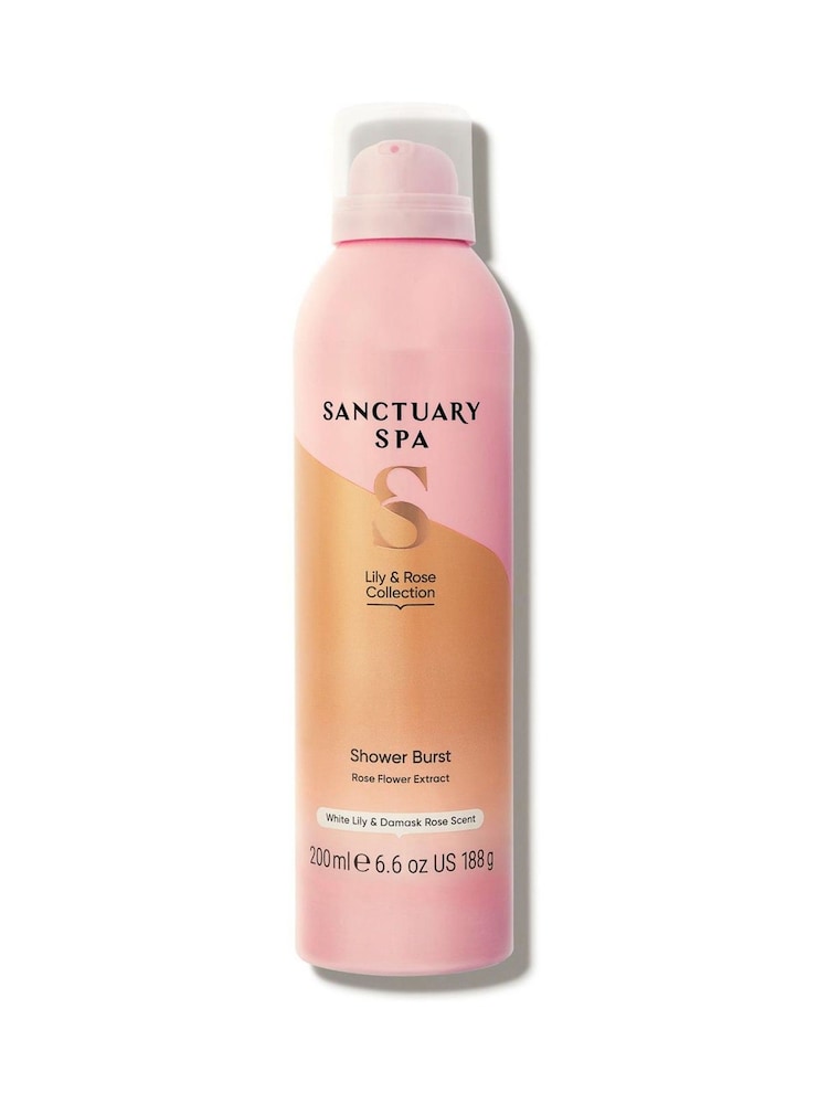 Sanctuary Spa Lily and Rose Natural Oils Ultra Rich Shower Burst 200ml - Image 1 of 1 Sanctuary Spa Lily and Rose Natural Oils Ultra Rich Shower Burst 200ml - Image 1 of 1