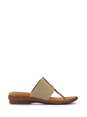 Pavers Cream Flexible Toe-Post Sandals - Image 1 of 5