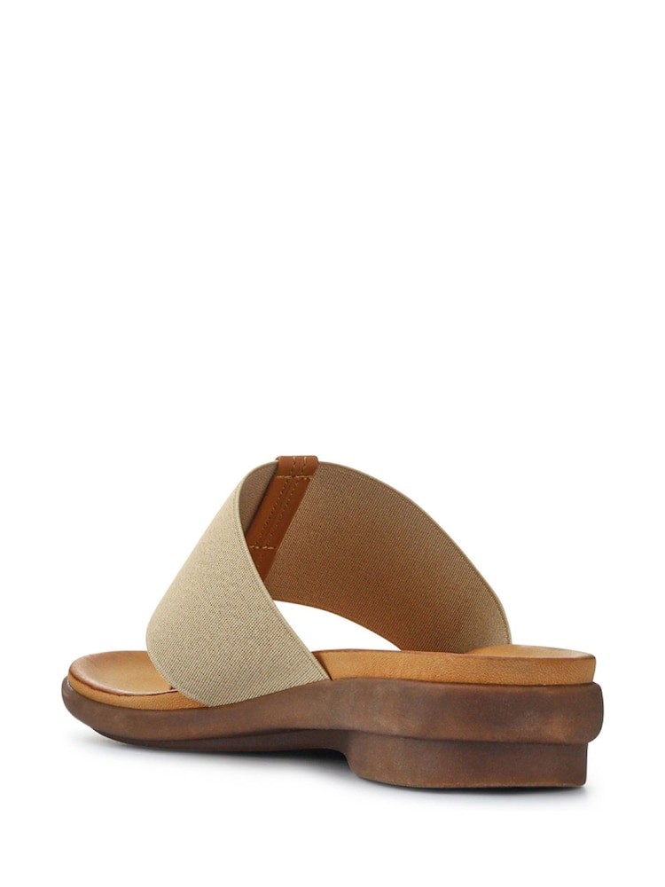Pavers Cream Flexible Toe-Post Sandals - Image 3 of 5
