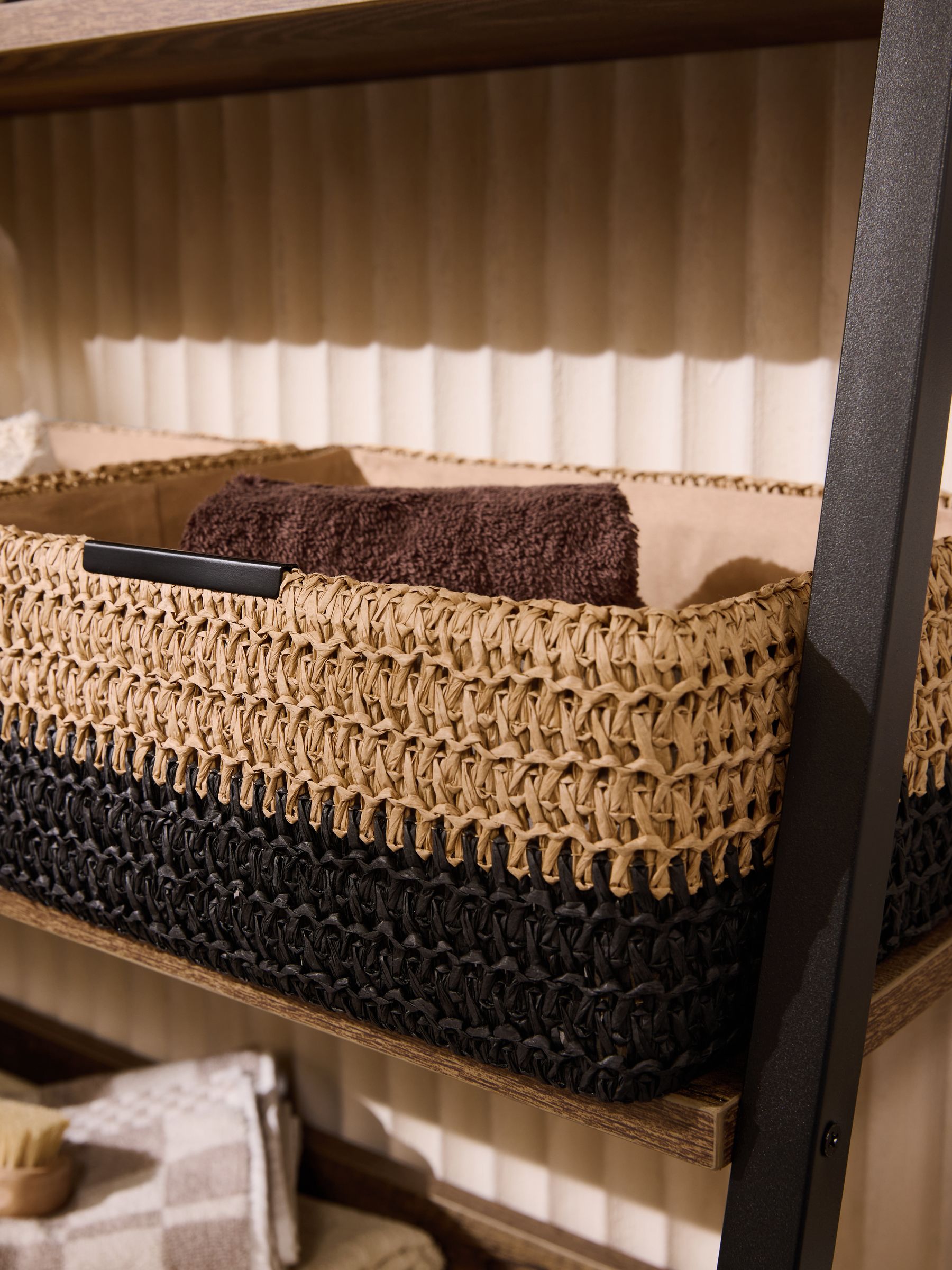 Buy Brown Bronx Woven Basket Storage Shelf Unit from the Next UK online ...