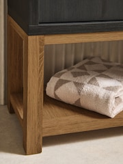 Black Haddington Storage Console Cabinet - Image 5 of 8