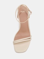 Novo Cream MATILDA Strappy Heeled Sandals - Image 5 of 6