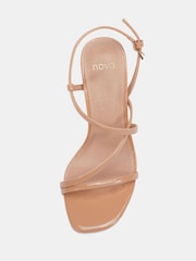 Novo Nude Wide Fit MONDRIAN Strappy Heeled Sandals - Image 5 of 6