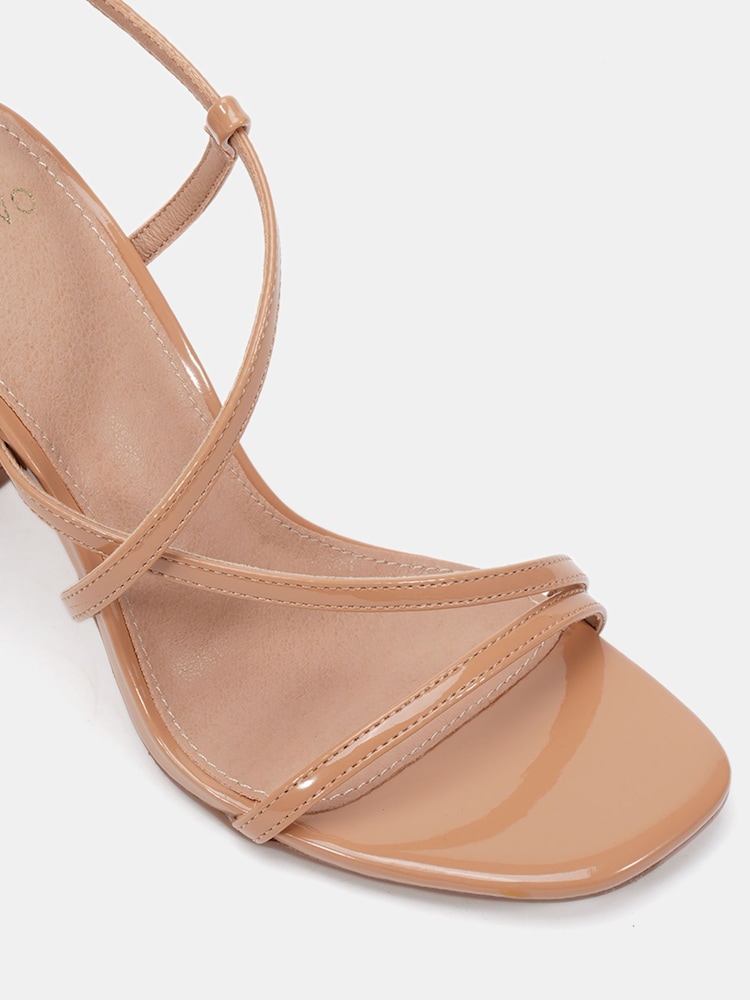 Novo Nude Wide Fit MONDRIAN Strappy Heeled Sandals - Image 6 of 6 Novo Nude Wide Fit MONDRIAN Strappy Heeled Sandals - Image 6 of 6