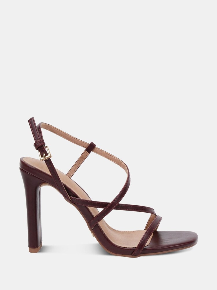 Novo Red MONDRIAN Strappy Heeled Sandals - Image 2 of 6 Novo Red MONDRIAN Strappy Heeled Sandals - Image 2 of 6