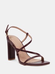 Novo Red MONDRIAN Strappy Heeled Sandals - Image 3 of 6
