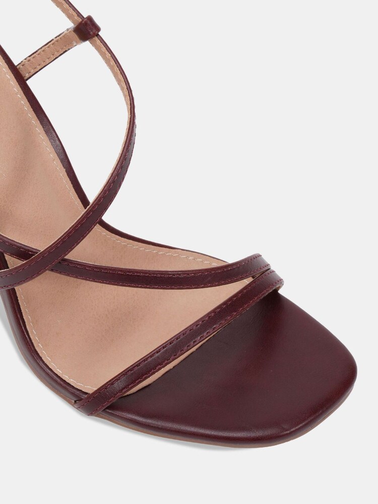 Novo Red MONDRIAN Strappy Heeled Sandals - Image 6 of 6 Novo Red MONDRIAN Strappy Heeled Sandals - Image 6 of 6