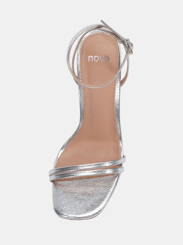 Novo Silver MATILDA Strappy Heeled Sandals - Image 7 of 7