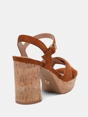Novo Brown MADISON Platform Heeled Sandals - Image 4 of 6