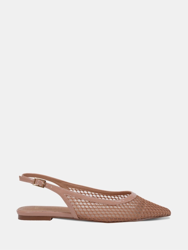 Novo Nude CALLIE Mesh Point Slingback Flat Shoes - Image 2 of 6