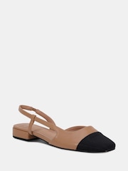 Novo Nude CLASSIC Slingback Flat Shoes - Image 3 of 6