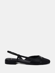 Preto - Novo CLASSIC Slingback Flat Shoes - Imagem 2 de 6