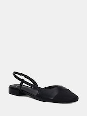 Preto - Novo CLASSIC Slingback Flat Shoes - Imagem 3 de 6
