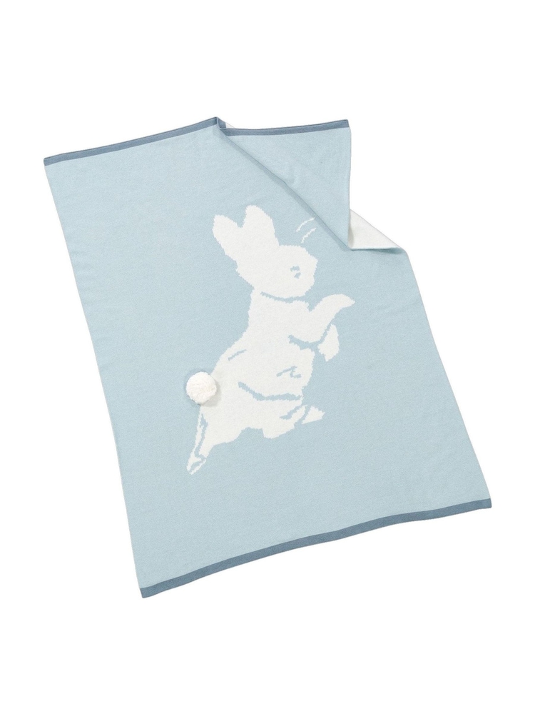 Peter Rabbit Multi Signature Knitted Blanket - Image 1 of 2 Peter Rabbit Multi Signature Knitted Blanket - Image 1 of 2