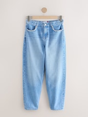 Light Blue Embellished Pocket Barrel Jeans - Image 6 of 9