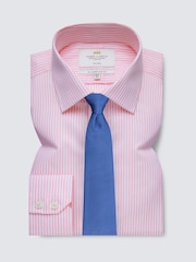 Hawes & Curtis Pink Bengal Stripe 100% Cotton Shirt - Image 1 of 2