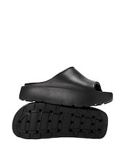 Victoria's Secret PINK Black Platform Slide Sandals - Image 2 of 2