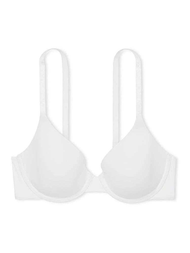 Victoria's Secret White Strap Lightly Lined Full Cup Logo Bra - Image 3 of 3