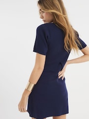 River Island Blue Jumper Hybrid Dress - Image 3 of 4