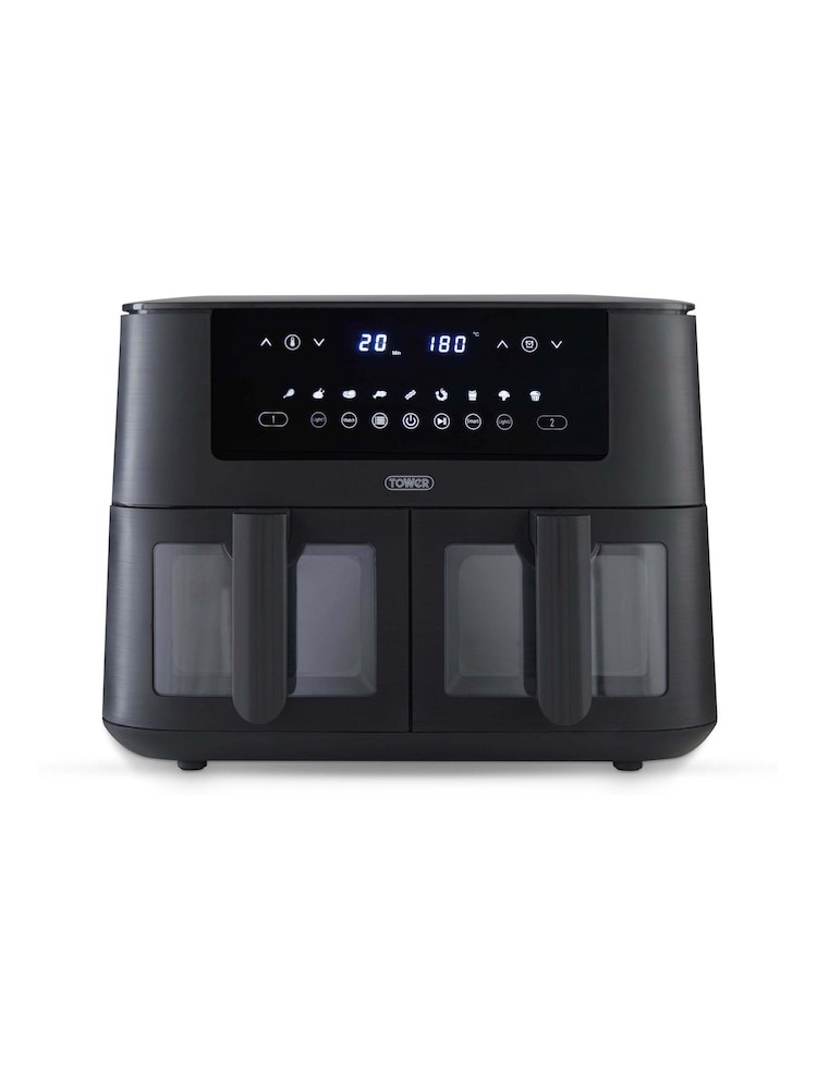 Tower Black Vortx Vizion 8L Dual Basket Air Fryer - Image 1 of 6