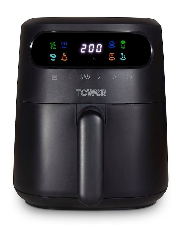 Tower Black Vortx 3L Colour Display Air Fryer 3L - Image 1 of 6 Tower Black Vortx 3L Colour Display Air Fryer 3L - Image 1 of 6
