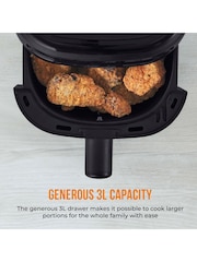 Tower Black Vortx 3L Colour Display Air Fryer 3L - Image 4 of 6