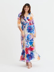 Scarlett & Jo Blue Verity Maxi Gown - Image 1 of 4
