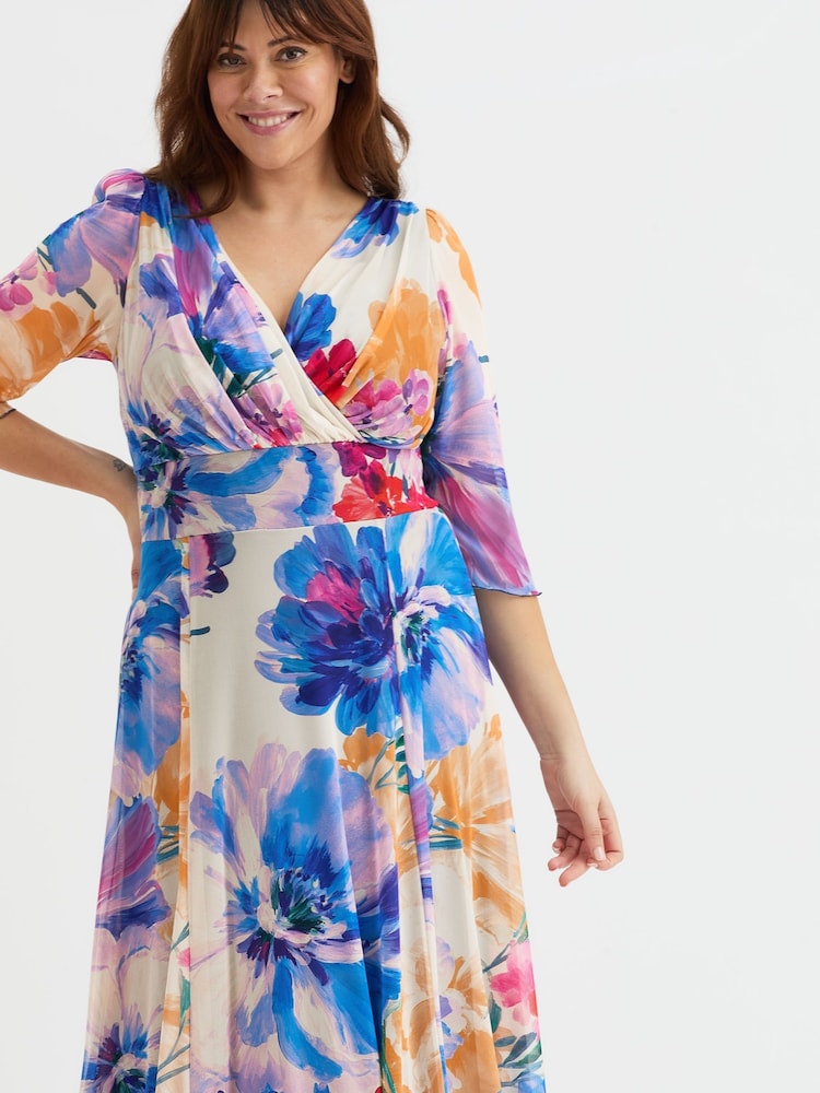Scarlett & Jo Blue Verity Maxi Gown - Image 2 of 4