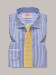 Hawes & Curtis Blue 100% Cotton Bengal Shirt - Image 1 of 2