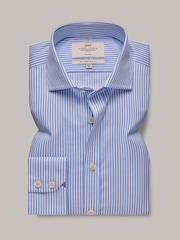 Hawes & Curtis Blue 100% Cotton Bengal Shirt - Image 2 of 2