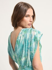 Star by Julien MacDonald Blue Short Sequin Dress - Image 4 of 6