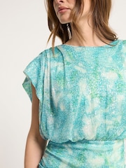 Star by Julien MacDonald Blue Short Sequin Dress - Image 5 of 6