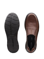 Clarks Brown Leather Cotrell Free Shoes - Image 7 of 7