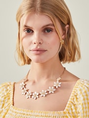 Accessorize ovratnica s potiskom cvetov Mother of Pearl - Slika 2 iz 2