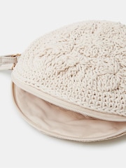 Accessorize Cream Round Macrame Bag - Image 3 of 4