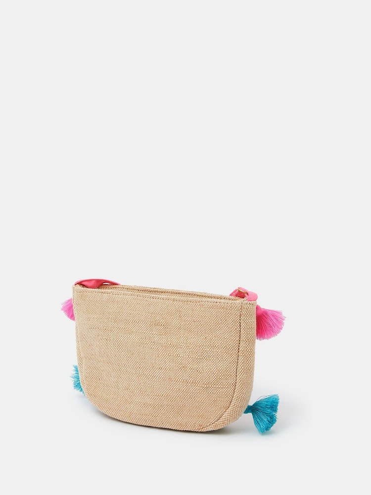 Angels By Accessorize Pink Girls Mirror & Tassel Embellished Bag - Image 2 of 3