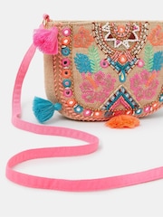 Angels By Accessorize Pink Girls Mirror & Tassel Embellished Bag - Image 3 of 3